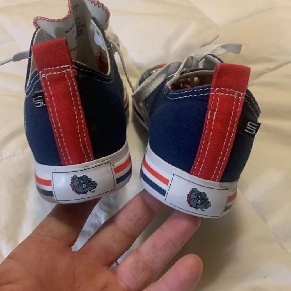 GONZAGA, sneakers by SKICKS,. Near new, unisex, men’s 9 women’s 11